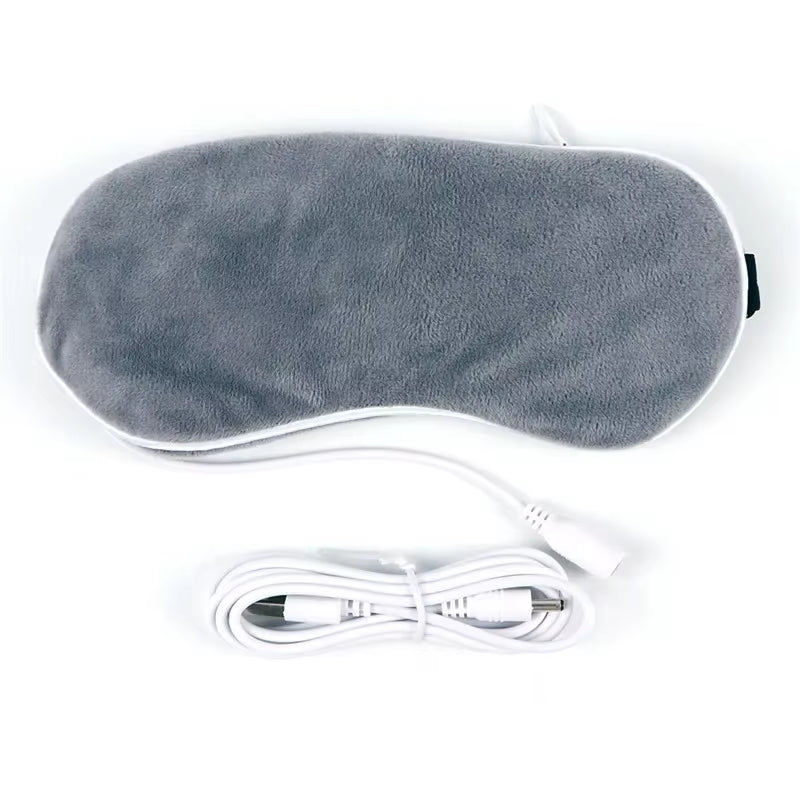 USB Heating Steam Eyeshade Sleeping Eye Mask anti Dark Circle Eye Patch Eye Massager Fatigue Relief Sleep Travel Eye Shade Mask