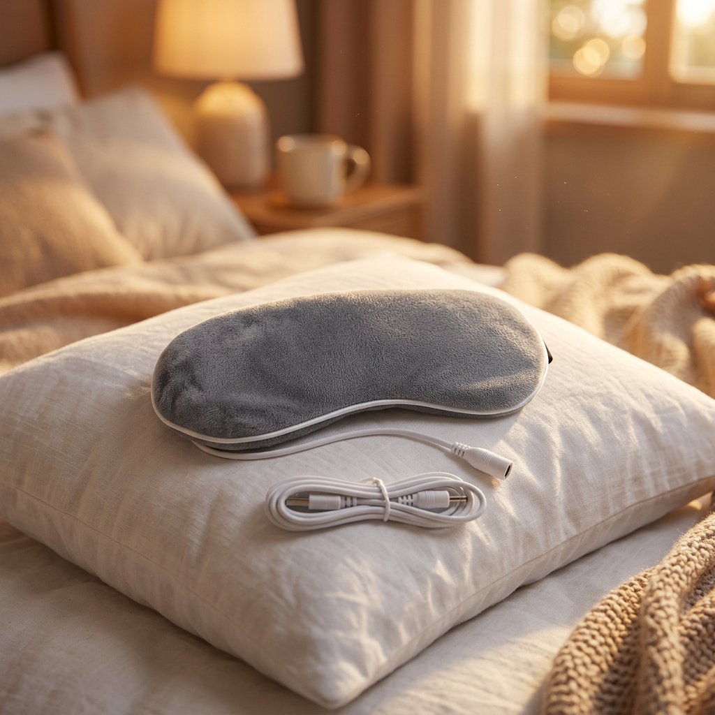 Antifaz Térmico USB Para Dormir Y Ojos Cansados