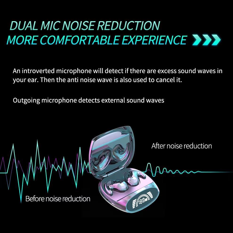 Auriculares Invisibles Para Dormir Con Cancelación De Ruido