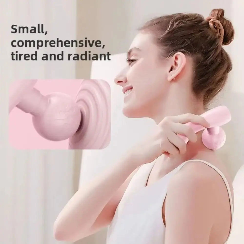 Adjustables Mini Fascia Massager Wear Resistant Soft Massage Head Deep Tissue Massage Device Portable Comfortable