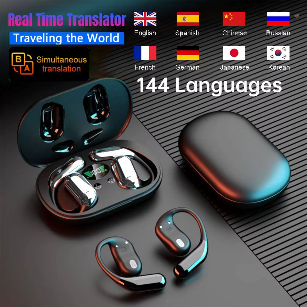 Auriculares Traductores Con IA En 144 Idiomas Y Cancelación De Ruido