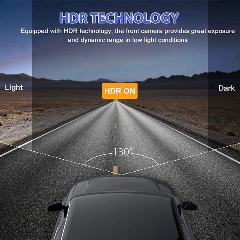 Cámara De Coche Con 3 Cámaras, Pantalla Y Visión Nocturna