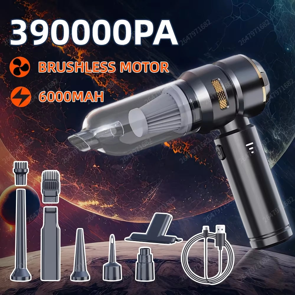 Aspiradora De Coche Inalámbrica De Alta Potencia Con Motor Sin Escobillas