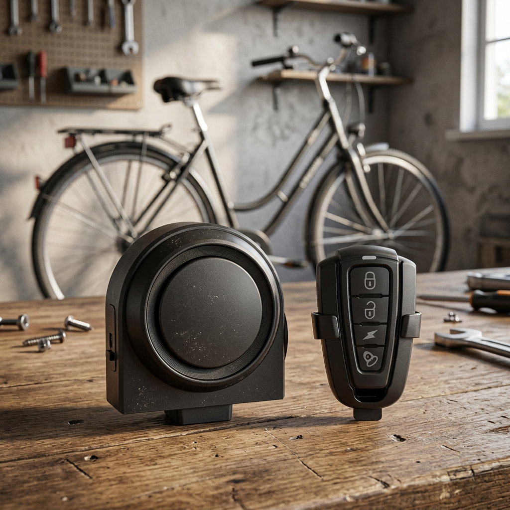 Alarma Antirrobo Recargable Con Mando Para Bici Y Moto