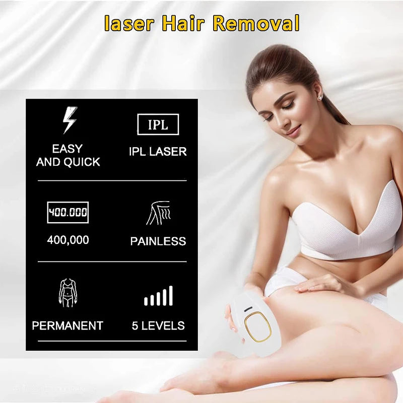 Depiladora IPL De Luz Pulsada · Uso En Casa