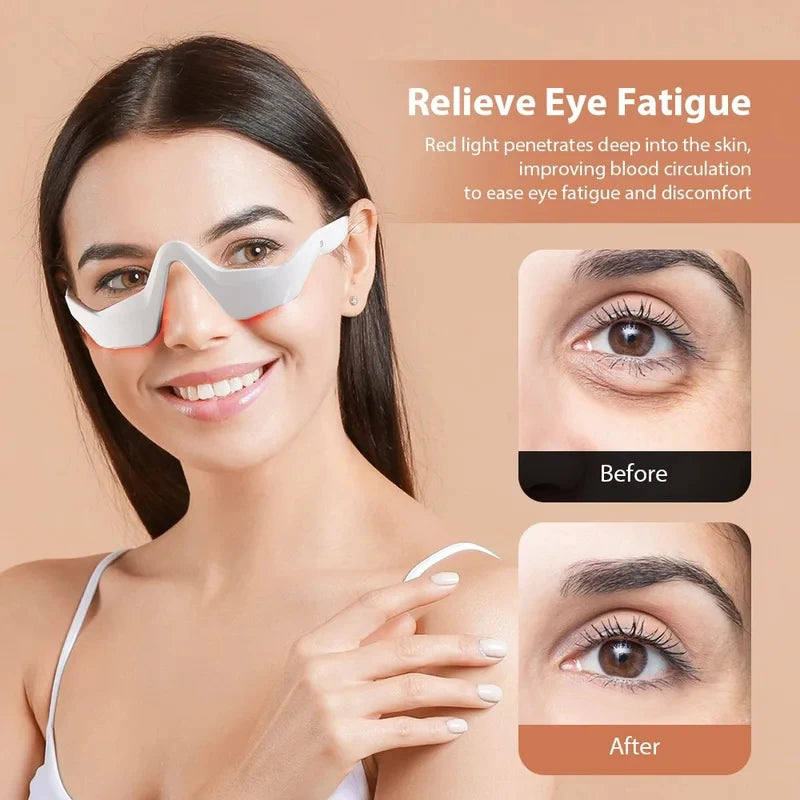 Masajeador De Ojos Con Calor Y Vibración Para El Cansancio Visual