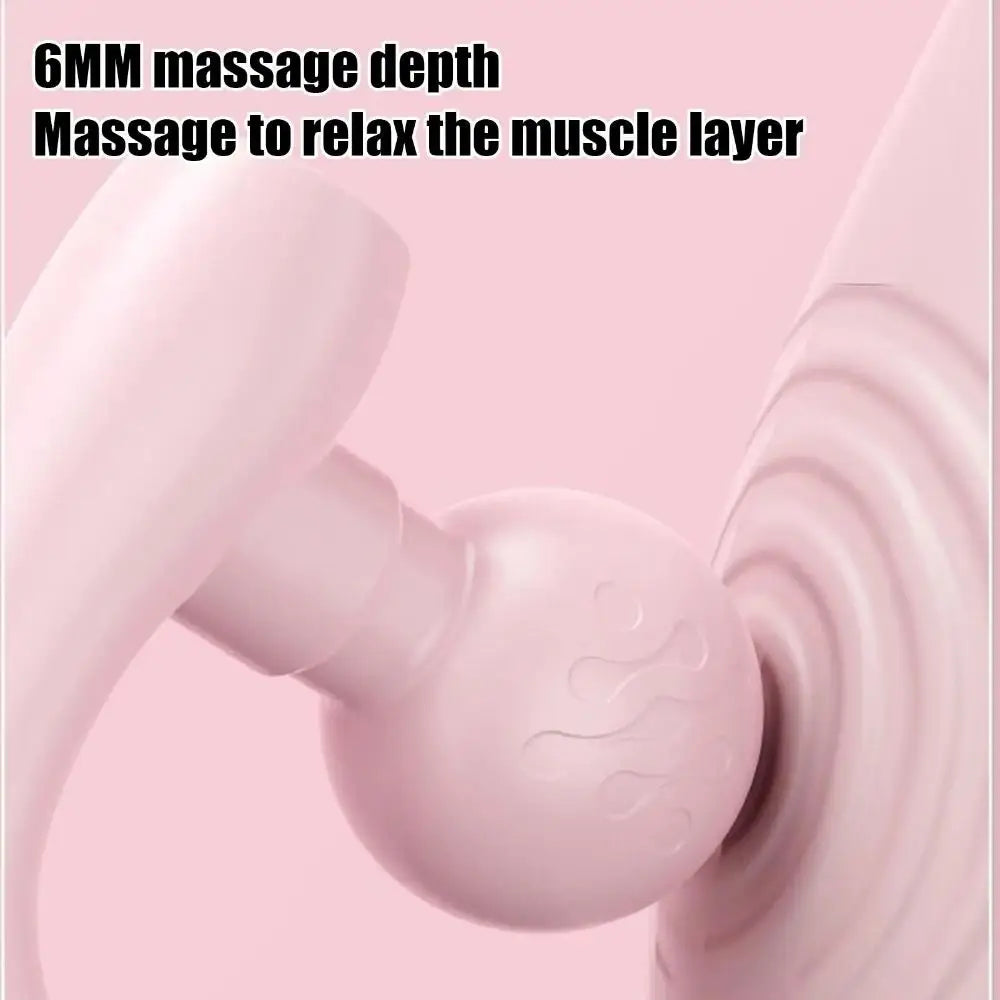 Adjustables Mini Fascia Massager Wear Resistant Soft Massage Head Deep Tissue Massage Device Portable Comfortable