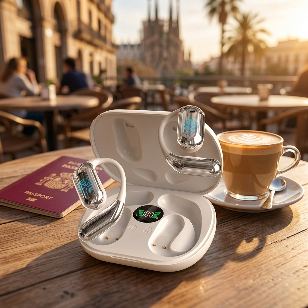 Auriculares Traductores Con IA En 144 Idiomas Y Cancelación De Ruido