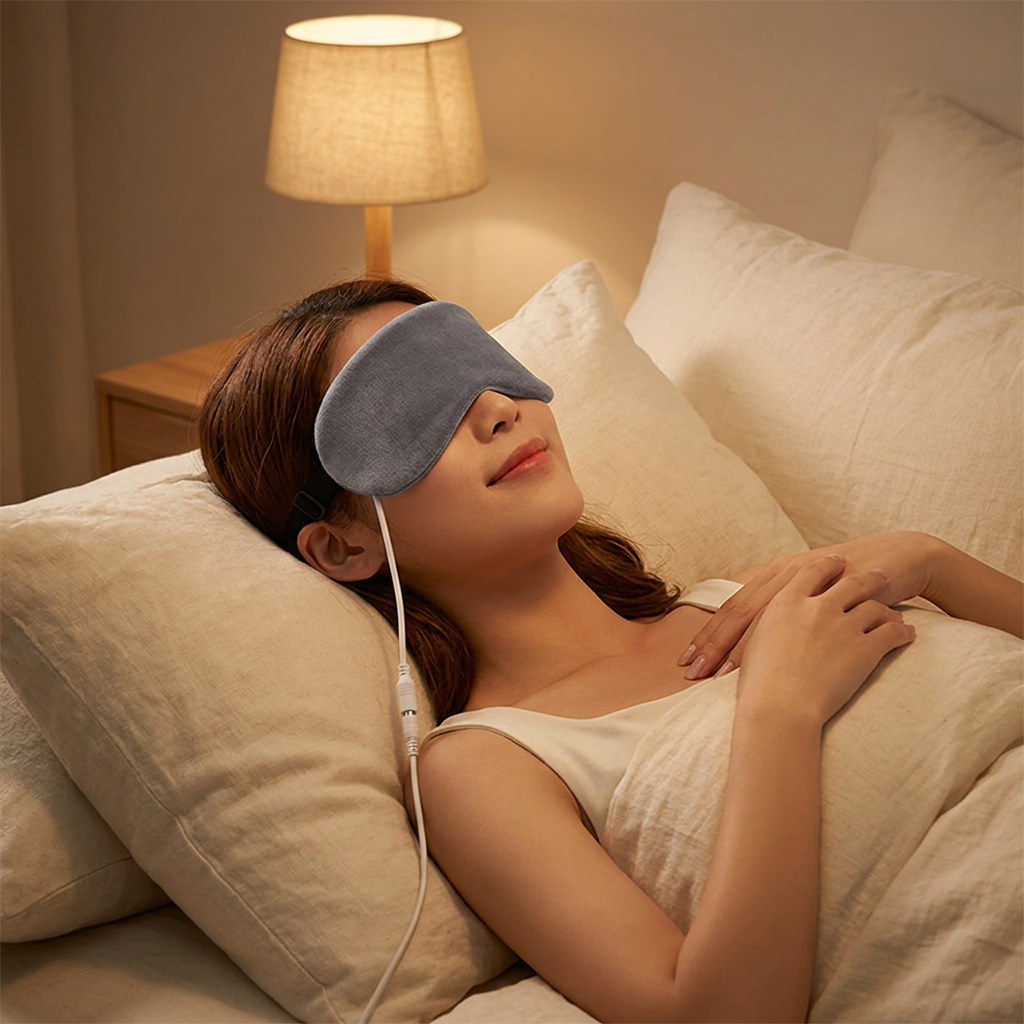 Antifaz Térmico USB Para Dormir Y Ojos Cansados